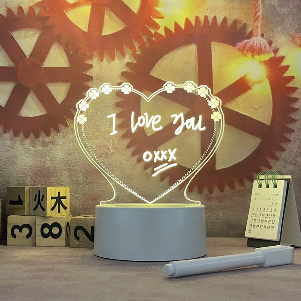 Heart shaped Message Board